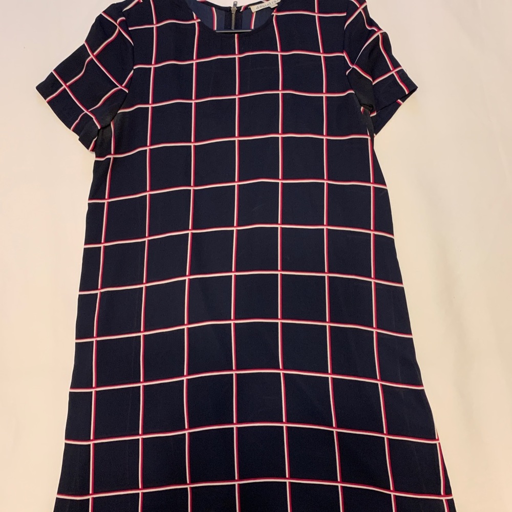 Navy Striped Dress